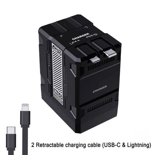 VistaDrive – All-in-One Retractable PD Charging Hub
