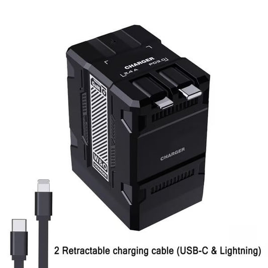 VistaDrive – All-in-One Retractable PD Charging Hub
