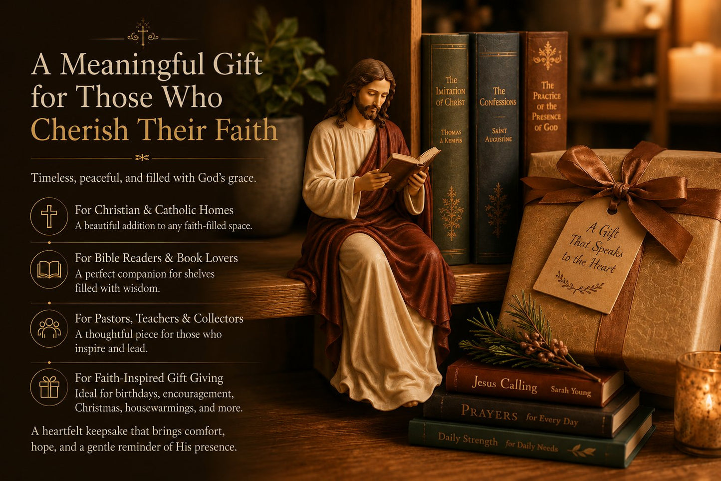 ScriptureRest - Jesus Reading Décor