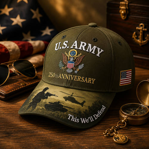 HonorStitch - 250 Years Army Anniversary Cap