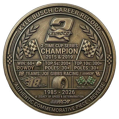 RacingRelic – Memorial Collector Coin Honoring Kyle Busch