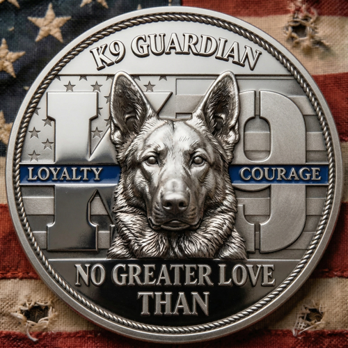 HonorHound – K9 Loyalty Memorial Coin