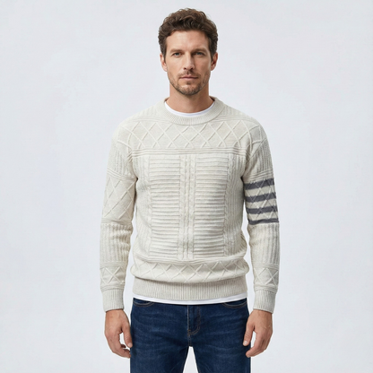 Warren Cable Crewneck Sweater
