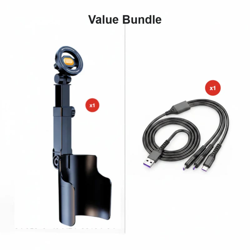 AutoGrip – Universal 360° Car Cup Phone Holder