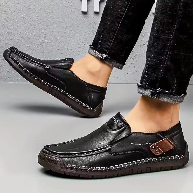 Bravon™ – Premium Leather Comfort Shoes for Men