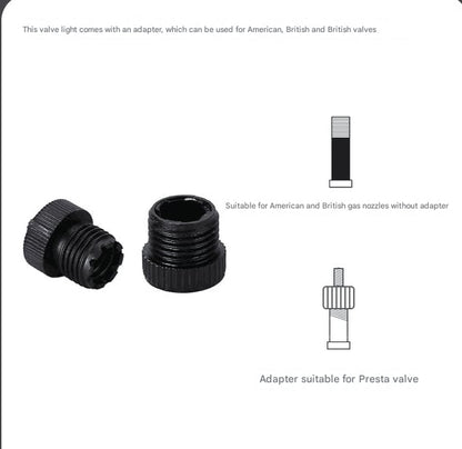 NeonSpin Lights – LED Tire Valve Glow