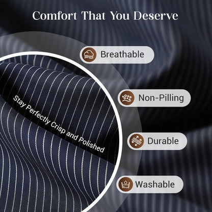 FemmeLine – Women’s Tailored Pinstripe Suit