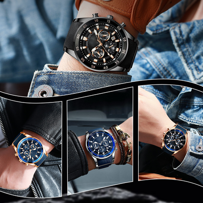 TimeForge – Rugged Men’s Multifunction Watch