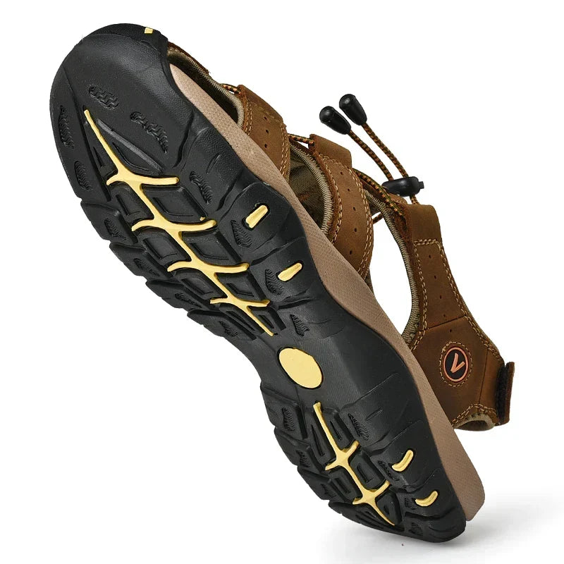 ErgoStride™ • All-Terrain Comfort Sandals for Men