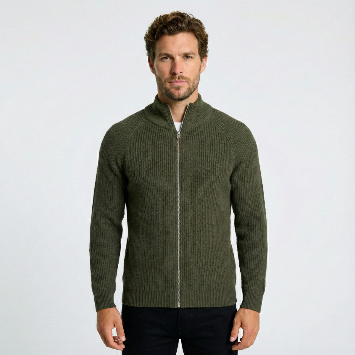 Colton Cashmere Zip Sweater