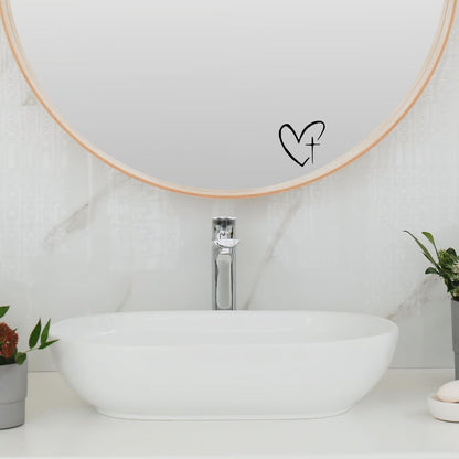 BlessedRide – Faith-Based Rearview Mirror Decal