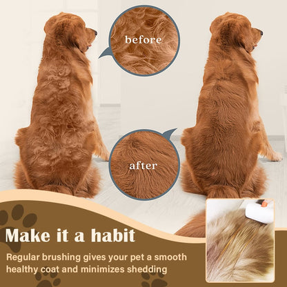 PawGroom – Self-Detangling Pet Brush & Comb