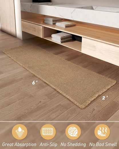 CozyStride – Upgraded Waffle Runner Rug