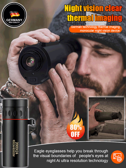 🔥Darkness No Longer Hides Anything – Long-Range Night Vision Goggles