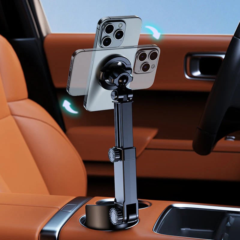 AutoGrip – Universal 360° Car Cup Phone Holder