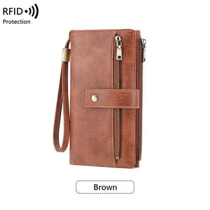 LumeFold – Multi-Compartment Compact Wallet