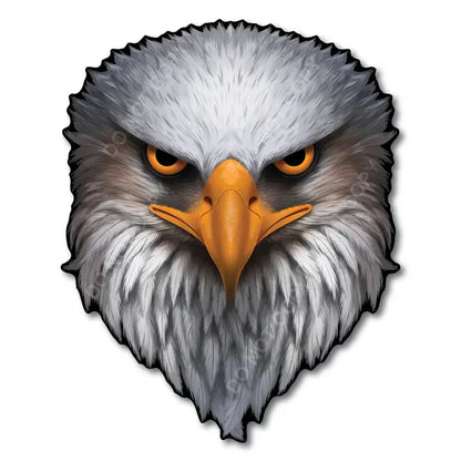 BoldEagle – Reflective Patriotic USA Flag Sticker