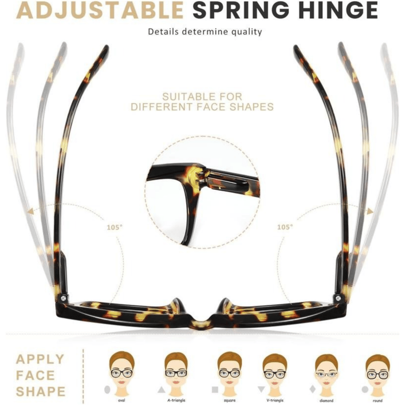 ReadEase – Tortoiseshell Blue Light Blocking Oversized Readers