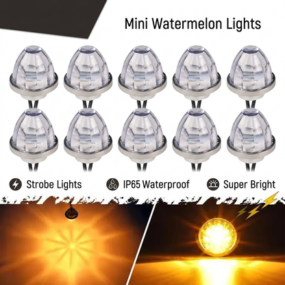 LumaSignal – 3rd Gen Amber Watermelon Side Marker Lamp