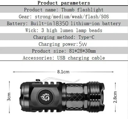 AuraBeam – Super Power Rechargeable Flashlight