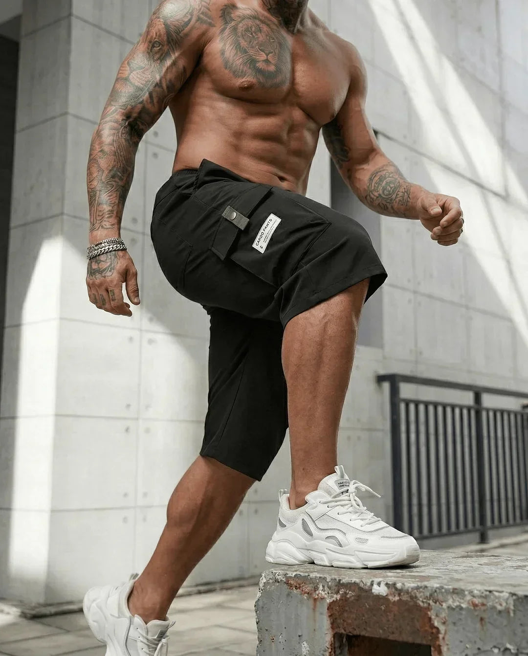 UrbanFlex – Cargo 3/4 Shorts Street Utility Comfort