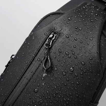 Waterproof Crossbody Bag with USB Port - SyncPack™