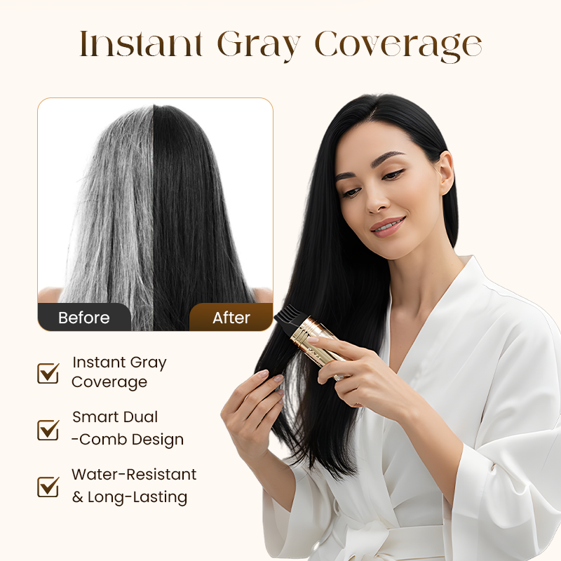 ShadeMatch – Dual Comb Hair Color Tool Natural Finish