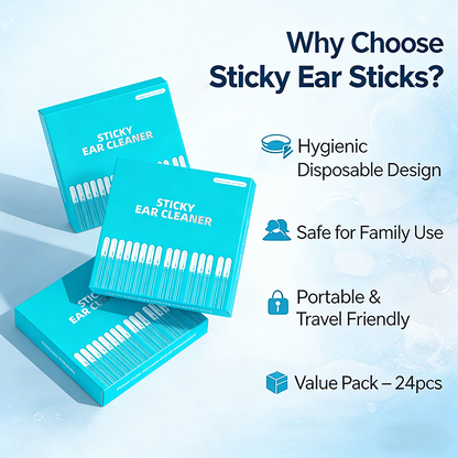 🔥Last Day 70% OFF👂Sticky Ear Cleaning Sticks – Gentle, Visible Ear Care