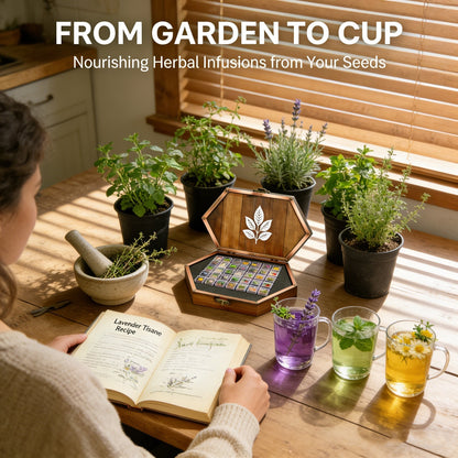 🌿The Ancestral Apothecary Seed Chest: 40 Varieties of Medicinal Herb Seeds 🌱