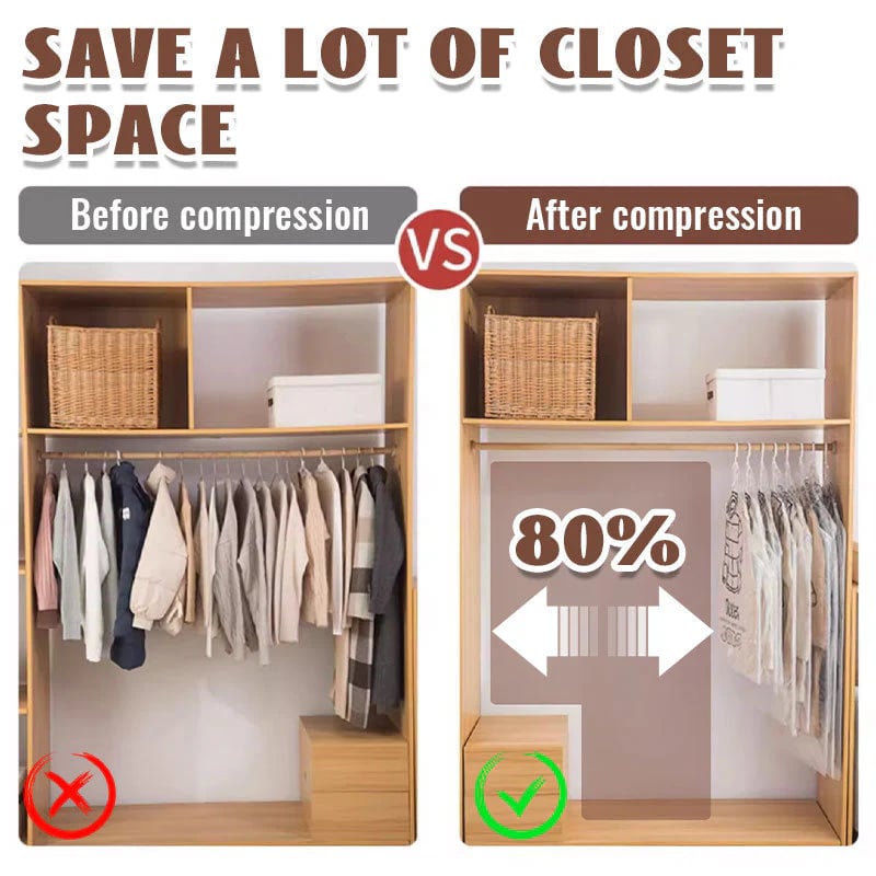 VacuHang – Space-Saving Hanging Vacuum Storage Bags
