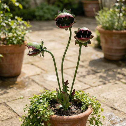 GardenWhim – Carnivorous Plant Metal Garden Stake