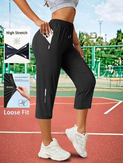 UrbanFlex – Lightweight Women Drawstring Summer Capris