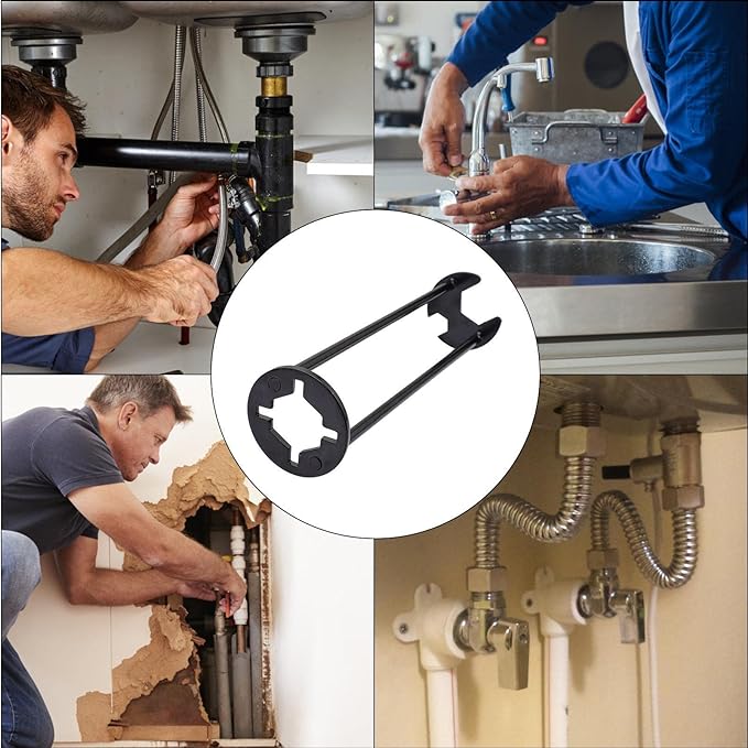 PlumbFlex - Compact Multi-Function Repair Wrench