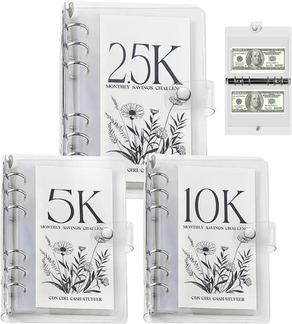 SaveWise – 12-Month Envelope Money Saving Challenge Binder