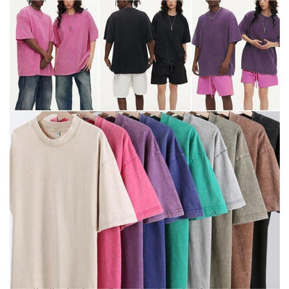 Oversoul – Relaxed Fit Acid Wash Tees