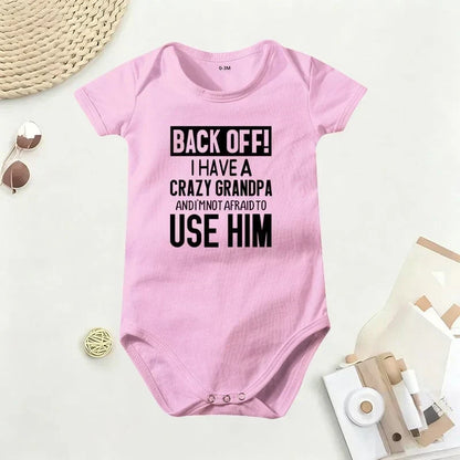 SnugglePrint – Grandpa Quote Baby Bodysuit