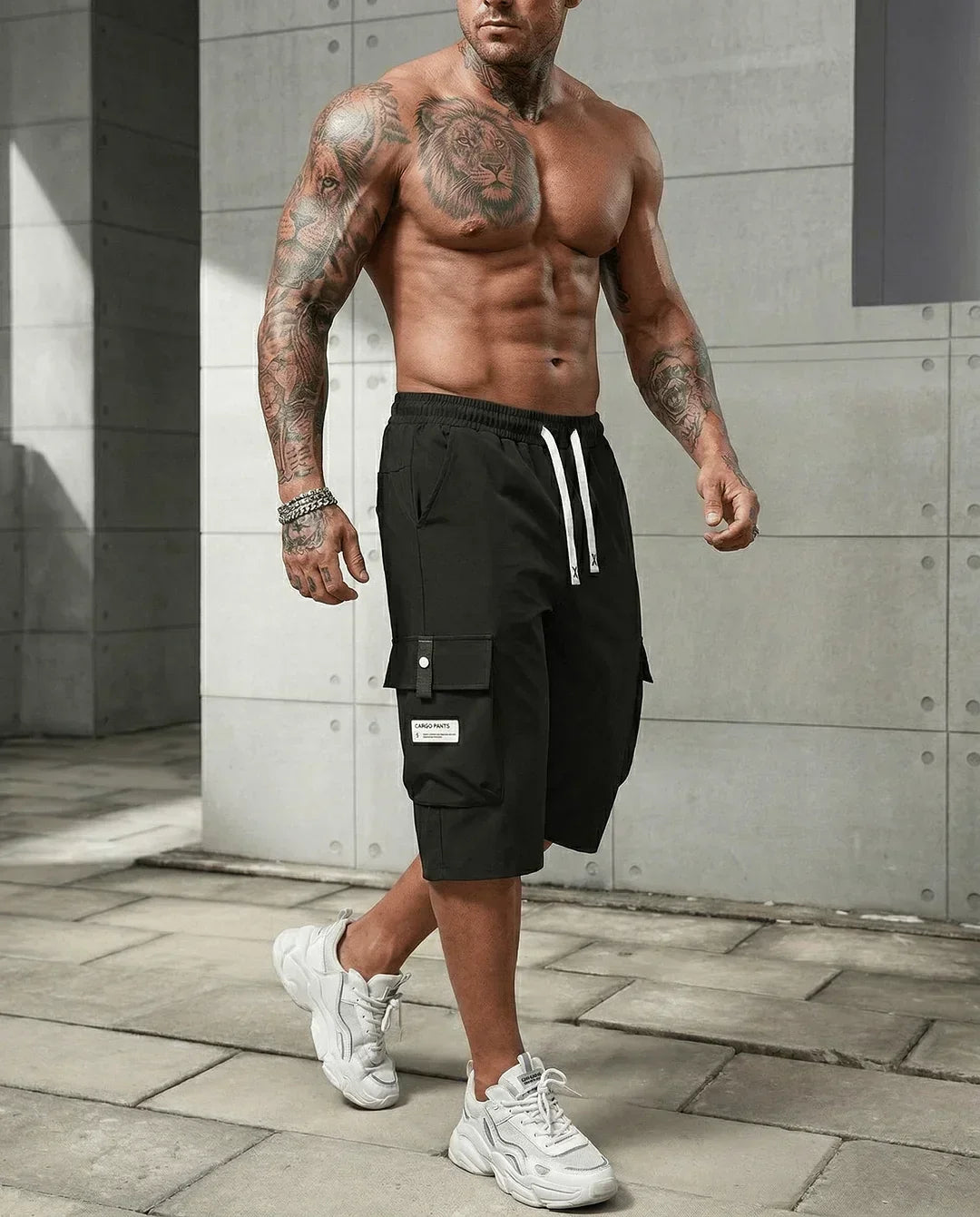 UrbanFlex – Cargo 3/4 Shorts Street Utility Comfort