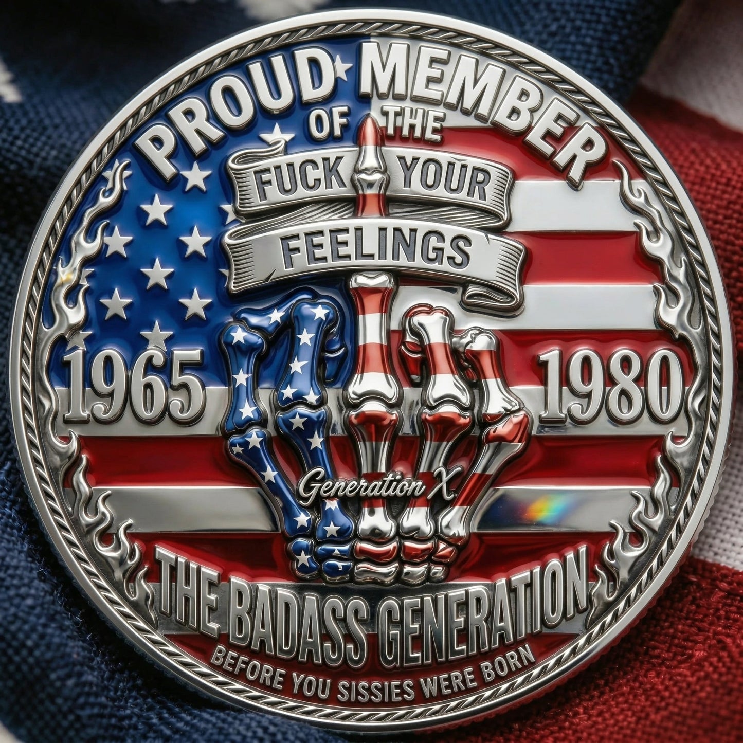 BattleMark – American Skull Tactical Coin