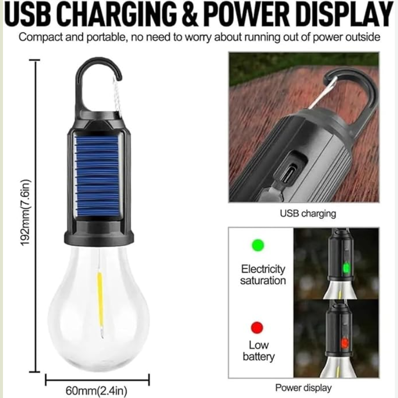 GlowHanging – Solar Portable Camping Light