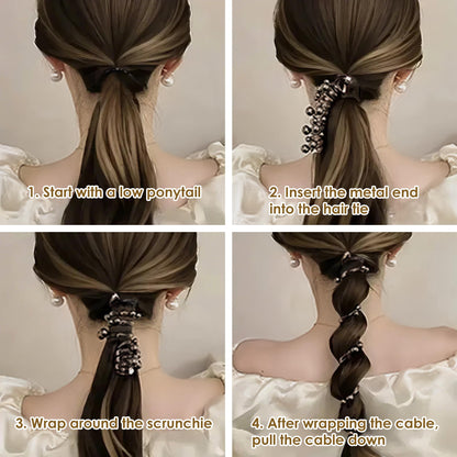CoilLuxe – Premium Spiral Hair Ties Pack
