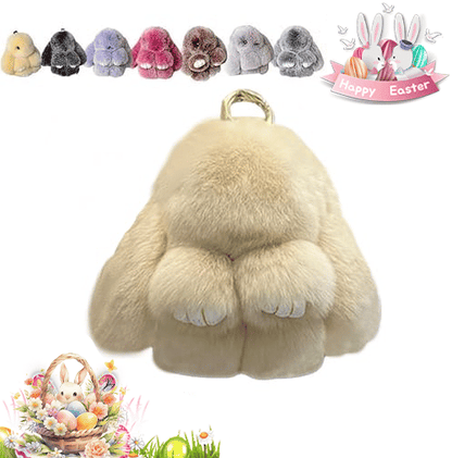 HopCharm – Cute Plush Bunny Keychain