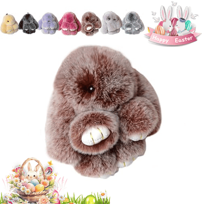 HopCharm – Cute Plush Bunny Keychain