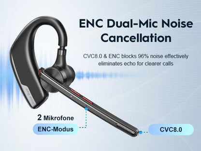 EchoFree – Dual Mic Noise Cancelling Trucker Headset