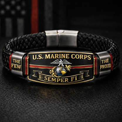 SemperValor – U.S. Marine Corps Tribute Bracelet