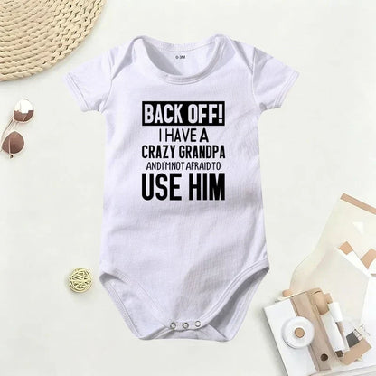 SnugglePrint – Grandpa Quote Baby Bodysuit
