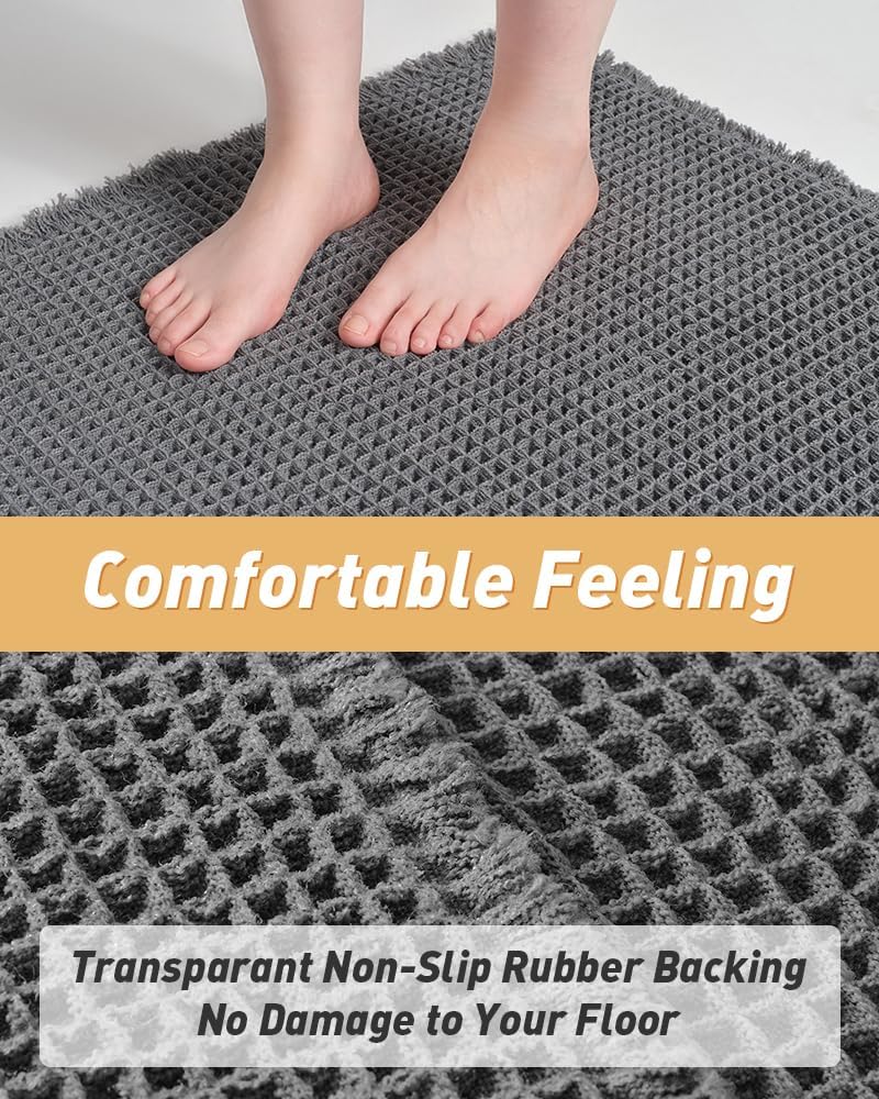 WaffleCloud – Ultra Absorbent Bath Mat