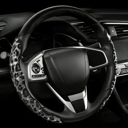 LuxiDrive – Crystal Studded Steering Wheel Cover
