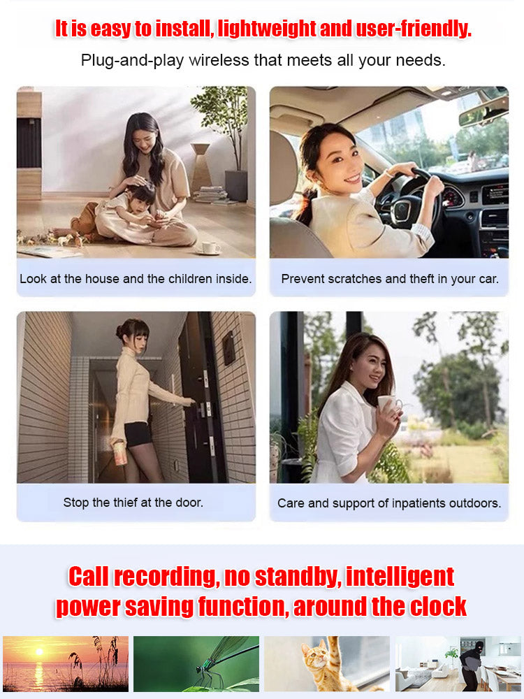 SafeVue – Wireless Free Smart Monitoring Camera