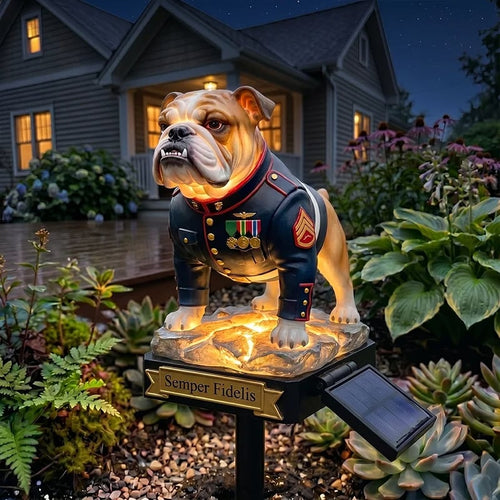 DevilDog – Semper Fidelis Solar Garden Light