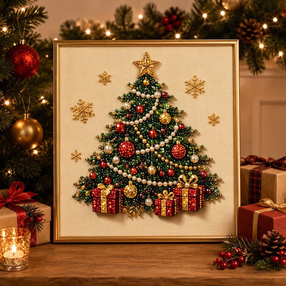 PearlCraft – Premium 3D Christmas Diamond Painting Kit